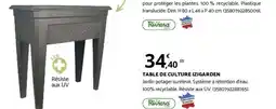 Bricomarché TABLE DE CULTURE IZIGARDEN offre