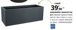 Bricomarché JARDINIÈRE GRAPHIT'UP 57 L offre