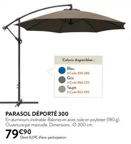 RAGT Jardin & Maison PARASOL DÉPORTÉ 300 offre
