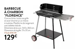 RAGT Jardin & Maison BARBECUE À CHARBON FLORENCE offre