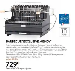 RAGT Jardin & Maison BARBECUE EXCLUSIVE MENDY offre