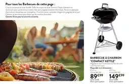 RAGT Jardin & Maison BARBECUE À CHARBON COMPACT KETTLE offre