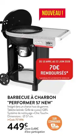 RAGT Jardin & Maison BARBECUE À CHARBON PERFORMER 57 NEW offre