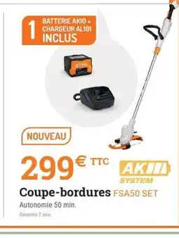 Espace emeraude Coupe-bordures FSA50 SET offre