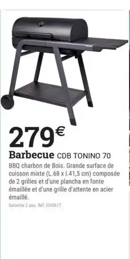 Espace emeraude Barbecue CDB TONINO 70 offre