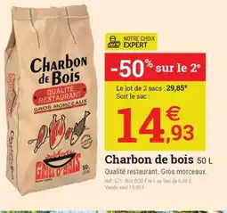 Espace emeraude Charbon de bois offre