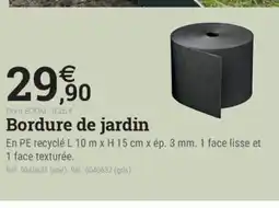 Espace emeraude Bordure de jardin offre
