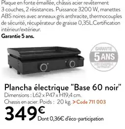 RAGT Jardin & Maison Planchas électriques base noir offre