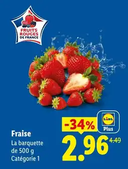 Lidl Fraise offre