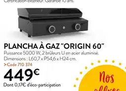 RAGT Jardin & Maison Plancha à gaz origin 60 offre