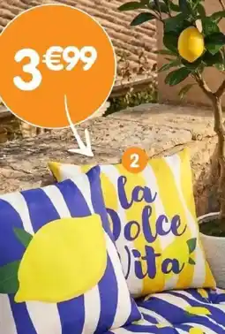 b&m Coussin déperlant offre