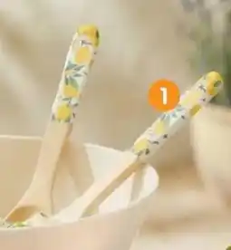 b&m Set de couverts à salade en bambou offre