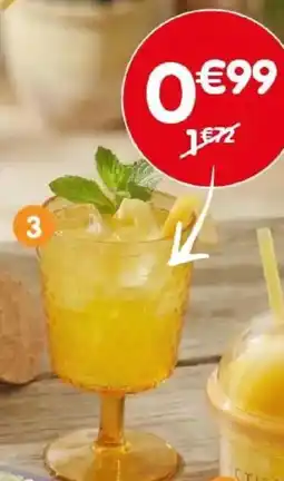 b&m Verre à vin en relief offre