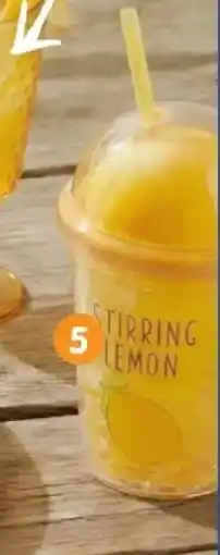 b&m Gourde avec paille effet givré offre