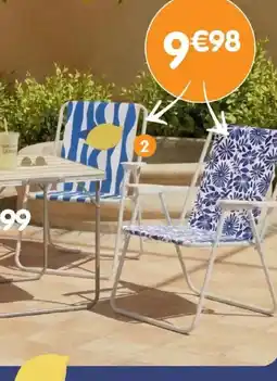 b&m Chaise pliante offre