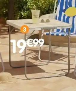 b&m Table imprimée pliante offre