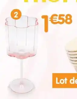 b&m Verre à vin en plastique offre