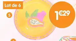 b&m Lot de 6 assiettes jetables offre