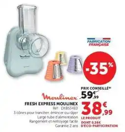 Hyper U FRESH EXPRESS MOULINEX offre