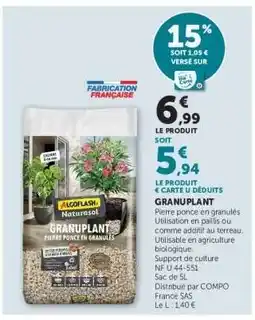 Super U GRANUPLANT offre