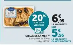 Hyper U PAELLA DE LA MER offre