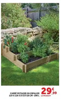 Hyper U CARRÉ POTAGER EN ESPALIER offre