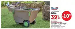 Hyper U Brouette de jardin 140 L offre