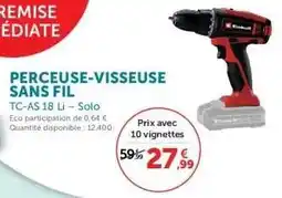 Super U Perceuse-visseuse sans fil offre
