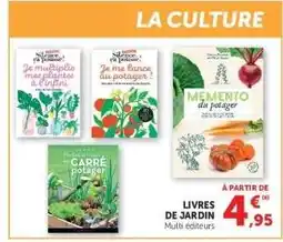 Super U LIVRES DE JARDIN offre