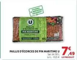 Hyper U Paillis d'écorces de pin maritime U offre
