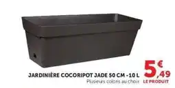 Hyper U JARDINIÈRE COCORIPOT JADE 50 CM -10 L offre