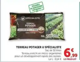 Hyper U TERREAU POTAGER U SPÉCIALISTE offre