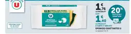 Super U EPONGES GRATTIANTES U offre