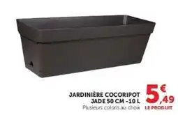Super U JARDINIÈRE COCORIPOT JADE 50 CM -10 L offre