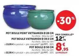 Hyper U POT BOULE PEINT VIETNAMIEN Ø 28 CM offre