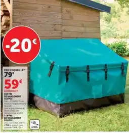 Hyper U COFFRE DE RANGEMENT SOUPLE offre