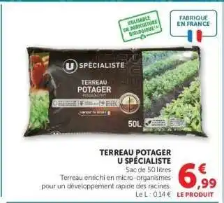 TERREAU POTAGER U SPÉCIALISTE