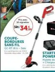 Super U Coupe-bordures sans fil offre