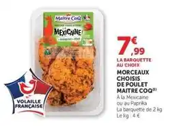 Hyper U Morceaux Choisis de Poulet Maître Coq offre