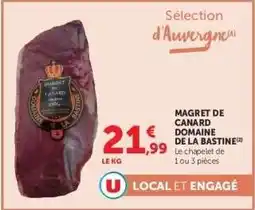 Hyper U Magret de Canard Domaine de la Bastine offre