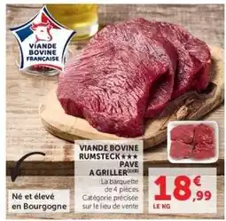 Hyper U Viande Bovine : Rumsteck offre