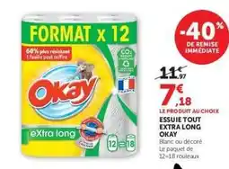 Super U ESSUIE-TOUT EXTRA LONG OKAY offre