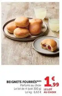 Super U Beignets Fourrés offre