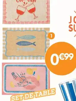 b&m Set de table offre