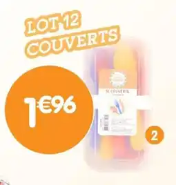 b&m Set de 12 couverts en plastique offre