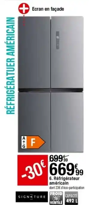 BUT Réfrigérateur américain offre