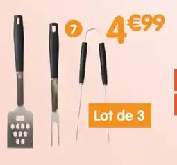 b&m Lot de 3 ustensiles pour barbecue offre