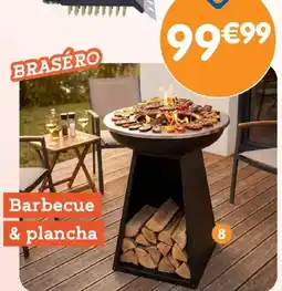 b&m Braséro barbecue et plancha offre