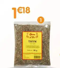 b&m Thym entier offre