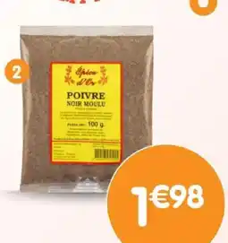 b&m Poivre noir moulu offre
